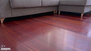 Linda Del Sol Plays Naughty with Dildo in Miniskirt, Moaning as She Gapes Her Big Pussy Lips and Wet Ass