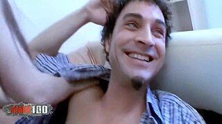 young french brunette chrystal has quick homemade fun with jorge