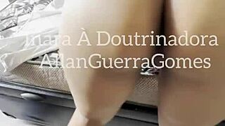 i love how inara a doutrinadora dominates and licks allan guerra gomes in bedroom femdom action