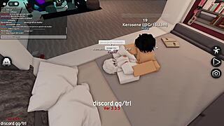 I casually let a horny man fuck me and fill me up with creampie on a Roblox condo game.