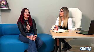 ShairaPsychoSex Invites Horny Mature Redhead Lesbian ChristyEvansX To Therapy Session