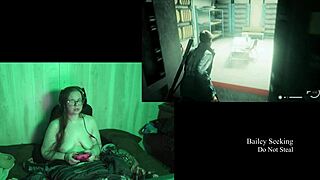 naked lake house playthrough part 2 with big tits bbw brunette in glasses getting fat and natural 😏