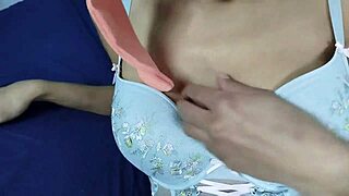 latin bdsm slut in slave mask plays with ass plug and master slaps spits for anal till cum 😈🔥