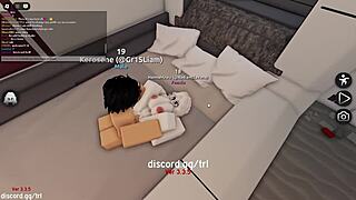 I casually let a horny man fuck me and fill me up with creampie on a Roblox condo game.