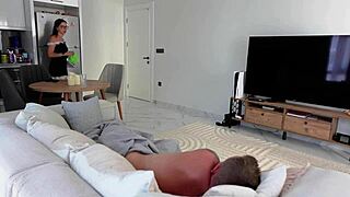 I fought with my wife then fucked the maid hard in all her holes roughly