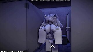 Can You Handle This Steamy Bathroom Blowjob And Cowgirl Ride In Missionary? Intense Sex Session Awaits.