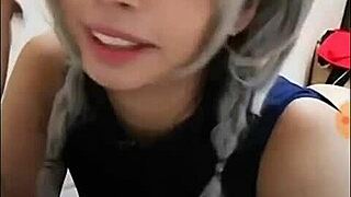 Emilia, why hide those cute Asian teen tits in a bikini on Instagram live?