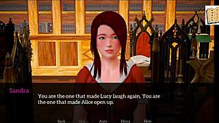 In this narrative, the redhead teen explores her big ass and tits in an erotic homemade game from my new family series, episode 98.