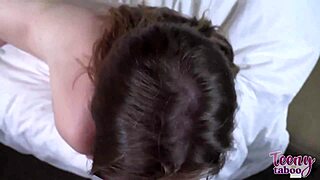 I hired babysitter Claire Roos but ended up creampieing her big ass after deepthroat and doggystyle fucking... oops, pervy boss Seth Brogan here