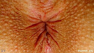 teen experiences intense pulsating orgasm with close-up asshole contractions during solo anal masturbation session