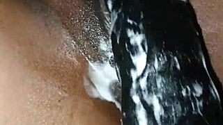 高挑人妻插22cm巨屌老公惊呆围观