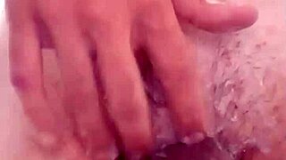 Man, I shove hot water into my prolapsed asshole, shave my big tattooed dick, and fuck my stretched hole for wild anal orgasm