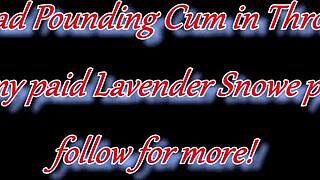 I casually facefucked my goth fitness instructor with deepthroat choking until creampie orgasm hit.