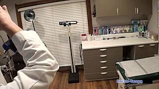 dr tampa handles locking up naomi alice. backstage with big ass and gloves in florida.