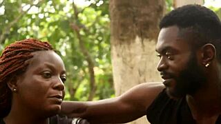 Stunning Beauty In Black Sucks Huge Cock Before Doggystyle Pounding