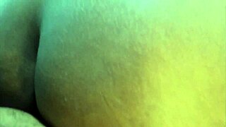 Step daddy pumps cum into black pussy in doggystyle quickie pov