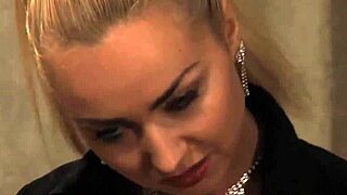 Mistress and handmaiden naughty maid facesitting on young 18+ slave in femdom domination with orgasm