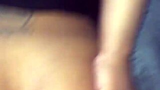 tight virgin anus explored by ebony elegance in amateur anal assfucking