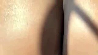 i-i mean this amazing ebony slut teases by showing off her fat ass and tight shaved pussy in lingerie