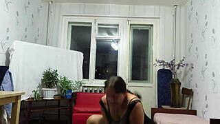 Milf engages in looner fetish by blowing and inflating the beach circle with big tits and ass.