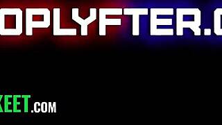 Bella rides cock deepthroat in brothel domination to facial cum finish