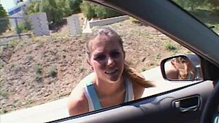 rachael roxxx takes big cock doggystyle. she gets cum on ass in intense brunette session.