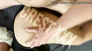 stepmom casually lets her stepson cum right on her ass