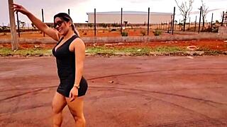 Stepmother catches stepson with her car outdoors and surprises him with anal creampie while making her squirt from ass vagninho and luna oliveira