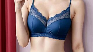 Hey, check out these cute Japanese lingerie models posing in panties