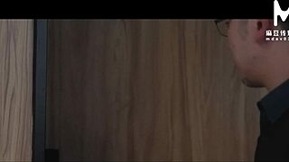 I joined these asian stewardesses in uniforms for bent over blowjob and cowgirl riding threesome