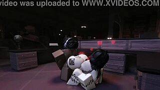 horny slut with big ass rides big cock instead of finishing roblox game porn