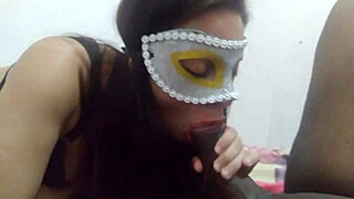 I feel so aroused watching this creampie blowjob with intense sucking on that cock