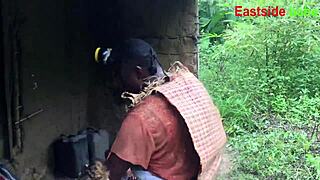 The hunter met the kings wife outdoors for bbw blowjob and doggystyle creampie action.