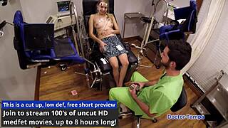 oh wow, dr tampa turns ava siren into a human guinea pig with nurse gloves and hospital humiliation in florida