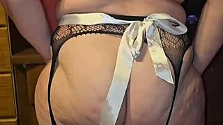 性感渔网袜大开臀瓣任看