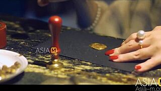 Modelmedia Asia features witch Su Yu Tang in cum-asking scene from MDSR-0001 EP4!