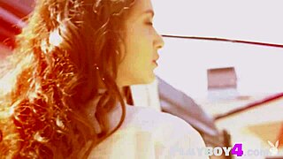 Uma Jolie shows off perfect big ass in solo striptease tease!