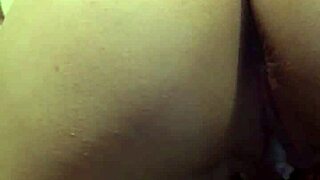 little pussy gets a thick creamy load and burps all of it out in homemade doggystyle creampie