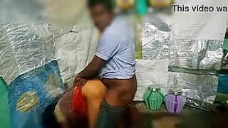 indian village student explores first time blowjob and cum with aunty in bedroom.