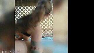 Oh wow, I'm out here fucking my pierced pussy with a dildo like a total slut in public!