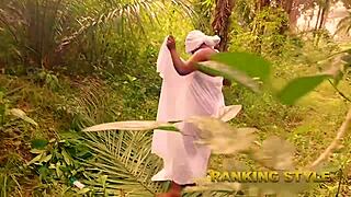 I found this forest spot for our first time love making with licking and doggystyle.