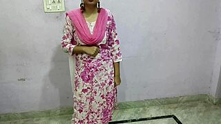 Desi bhabhi craves devar's big cock for hardcore blowjob and riding creampie in dirty homemade sex