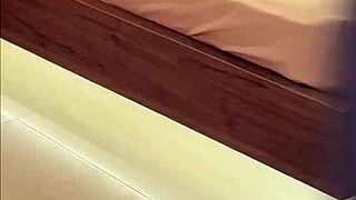 Curvy Mother-in-Law with Big Ass Rides Huge Cock in Homemade Quickie. She Gets Rough Sex and Tight Pussy Licking Behind Her Back.