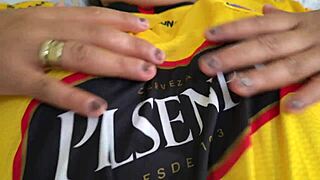 Barcelona Stepmother Passionately Fucked by Emelec Fan with Big Tits and Ass