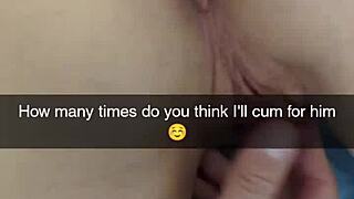 richelle rose shares her snapchat story where her real cheating girlfriend becomes a submissive cumslut pet during a rough pov session with domination and humiliation from a rich daddy figure