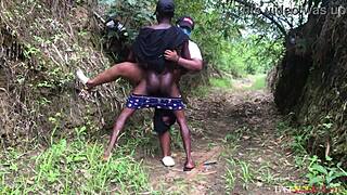 Do You See How I Give Him All Styles of Local BBW in the Bush with Eastsidebabe Fat Ebony Ass!