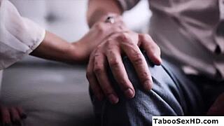 Old stepdad is fucking his stepdaughter hard 😏