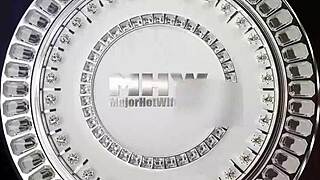 Horny busty milf Aubrey Black gets her wet pussy licked and fucked hard by Rome Major's big black cock in interracial action.