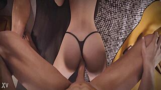 Hey, check out D.Va in this hot threesome with Bordeaux Black and Xordel!