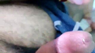 hey check out this indian wife giving a hot handjob